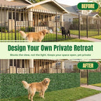 artificial ivy privacy fence screen,240x40 in privacy fence, front angle view
