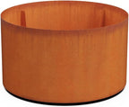 Plantercraft Corten Steel Planters Large Round | 42 x 24 Inch Extra Large Planters Outdoor for Garden & Patio | Heavy Duty 11-Gauge Weathering Steel