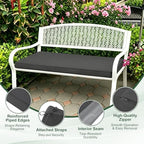 outdoor bench cushion waterproof, 48x18 inch bench cushion, package contents