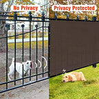 icover 4x50ft privacy screen fence, outdoor fencing panels, front angle view