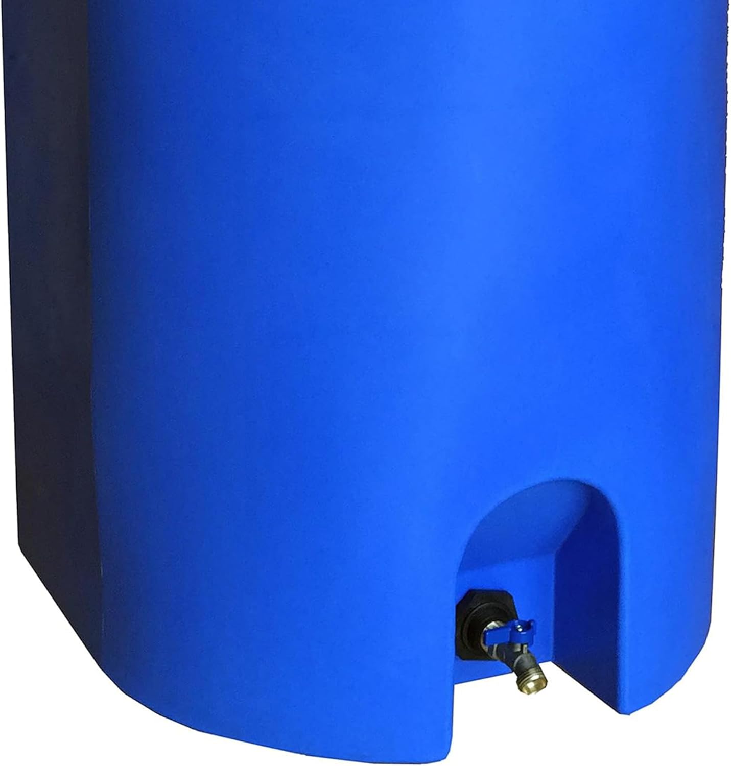 WaterPrepared 55 Gallon Unique Stackable Utility Water Tank, Blue | Emergency Water Storage Tank with Large Cap and Spigot for Easy Filling, Fits Through Standard Doorway