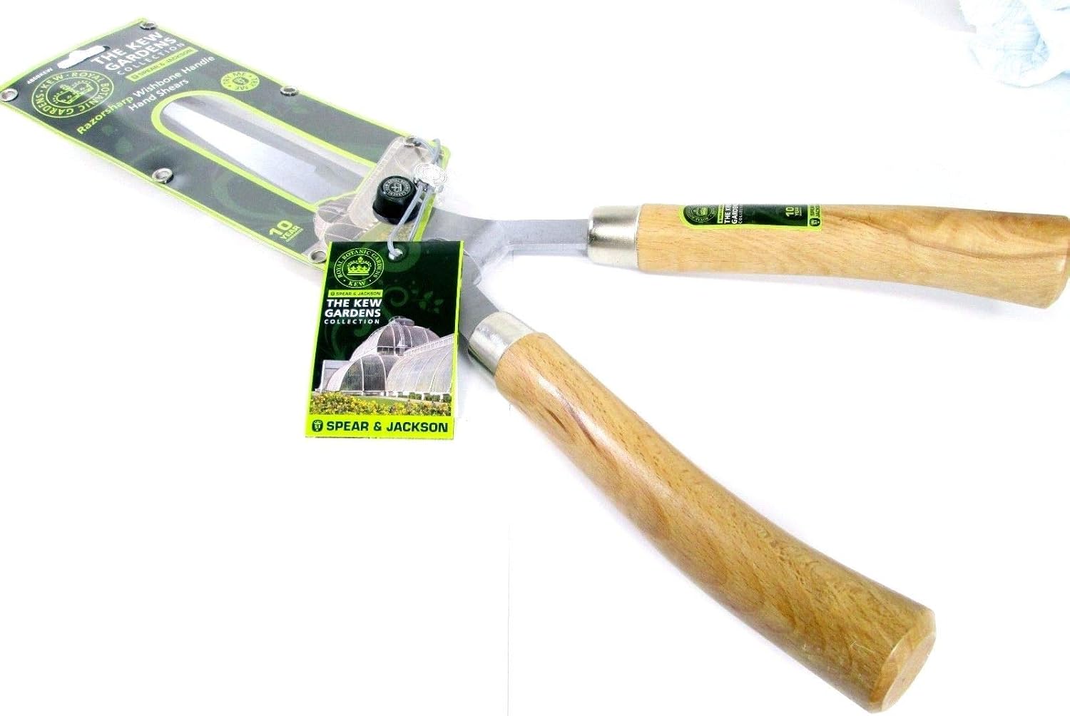 Spear & Jackson 4868KEW R/Sharp Wooden Handle Shears, Blue, 48 x 23.5 x 6.5 cm