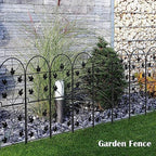 decorative garden fence panels no dig fencing, total showing dimensions