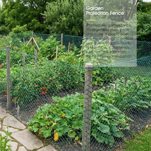 rifny bird netting for garden protection, 7.5 x, side view