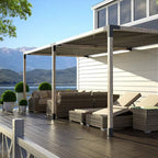 90% sunblock shade panel fabric shade cloth with showing dimensions