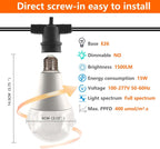 grow light bulbs led growth bulb a25, full, close-up detail