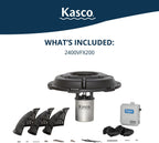 Kasco VFX Series Aerating Pond Fountain - 1/2 Horse Power 120V Single Phase with 200 ft Electric Power Cord | Pond Aerator Pump for Ponds & Lakes | Efficient Pond Aeration Systems