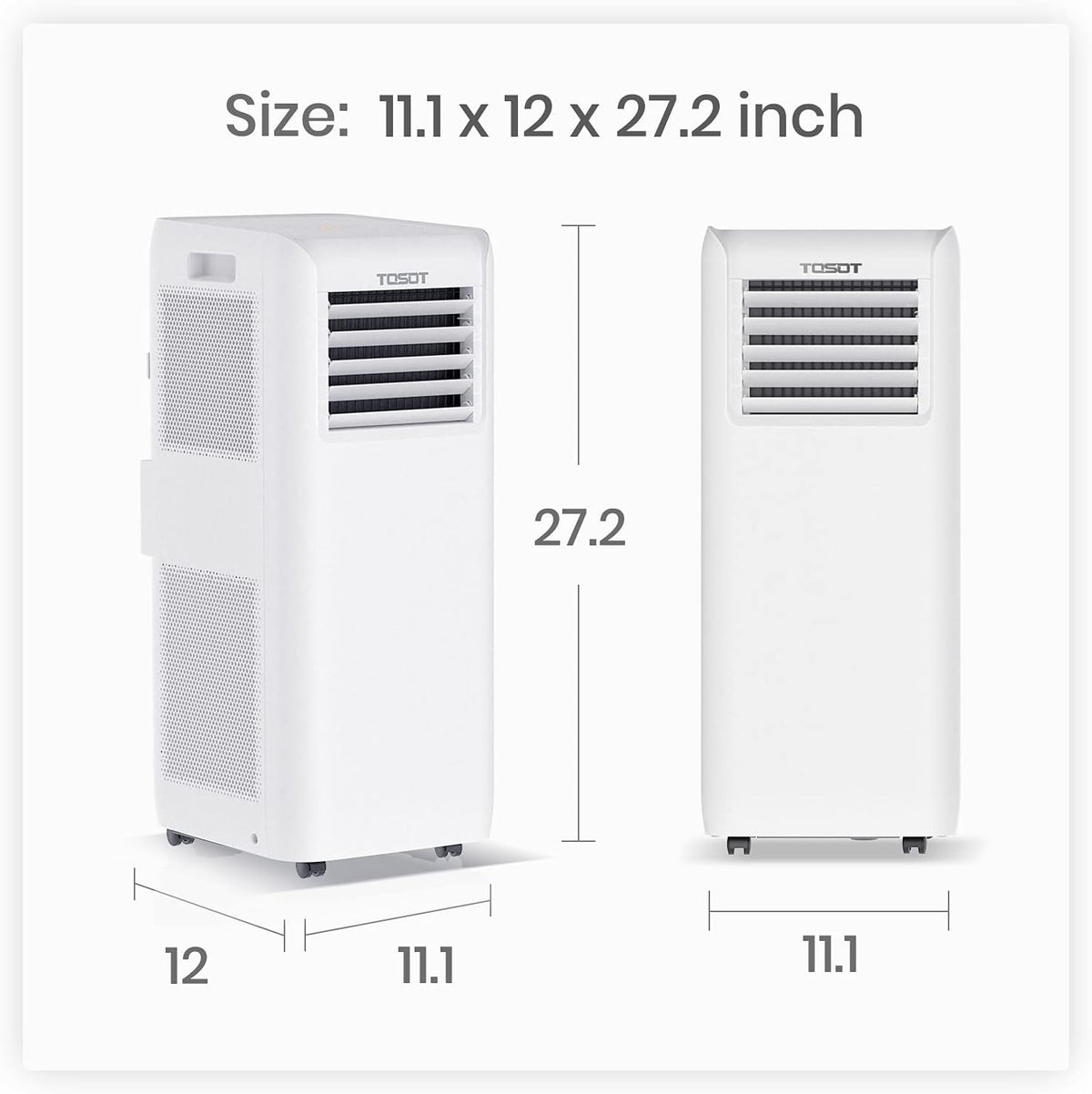 tosot 9,500 btu air conditioner easier to install, view 9