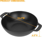 "7425 Gourmet BBQ System Wok for Any Gourmet BBQ System Accessories, Spirit & Spirit II 200/300 SER, Spirit E-210, SpiritE-310, Genesis II E-310, Genesis II LX S-440, Cast Iron"