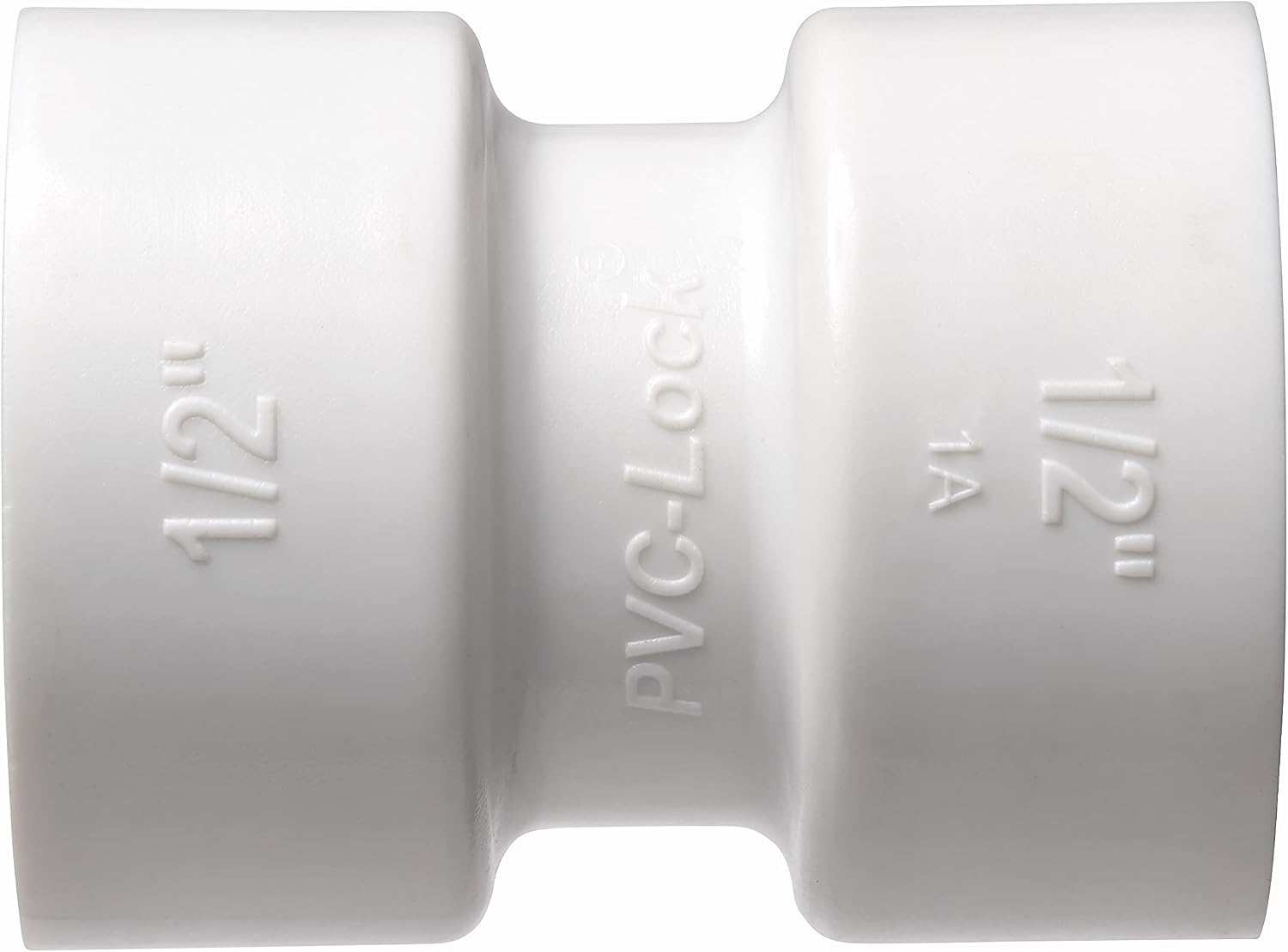 Orbit 33776 Coupling PVC-Lock, 1/2", White