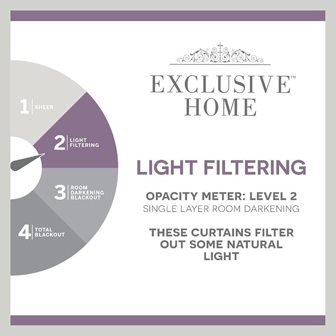 Exclusive Home Cabana Solid Indoor/Outdoor Light Filtering Hook-and-Loop Tab Top Curtain Panel Pair, 54"x144", White