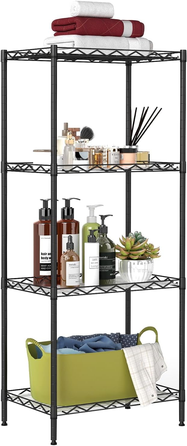 bestoffice | 4-tier wire shelf | 12" x shown in use