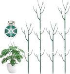 10 Pack Stackable Plant Support Stakes, Climbing Plant Support Structures for Monstera, Pothos, Philodendron Garden Plant Stakes for Indoor Outdoor Plants