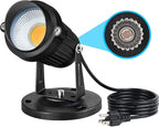 SUNVIE Dusk to Dawn Outdoor Lighting 120V LED Spot Lights Outdoor Landscape Spotlights with Photocell Sensor Waterproof Outdoor Spot Lights for Yard 7W Outdoor Spotlight Flag Light for Garden Tree