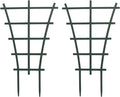 Trellis Small Outdoor, Mini Vine Support Indoor Plant Trellis for Climbing Plants Patio Pot Stackable Potted Stakes Plastic Houseplant Superimposed Garden Planter Vegetable Flower 5.91“ W x 10.24” h