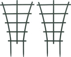Trellis Small Outdoor, Mini Vine Support Indoor Plant Trellis for Climbing Plants Patio Pot Stackable Potted Stakes Plastic Houseplant Superimposed Garden Planter Vegetable Flower 5.91“ W x 10.24” h