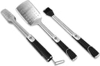 Pit Boss Grills Soft Touch 3 Piece Tool Set, Stainless