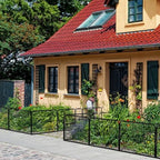 yaheetech 24in x 43ft rustproof foldable metal decorative, close-up detail