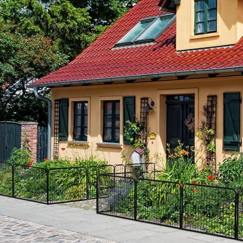 yaheetech 24in x 43ft rustproof foldable metal decorative, close-up detail
