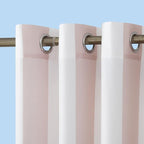 Sun Zero Valencia Cabana Stripe Indoor/Outdoor UV Protectant Energy Efficient Grommet Curtain Panel