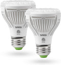 SANSI LED Grow Light Bulbs 2-Pack, 10W Full Spectrum, E26 Base, 4000K | 150 Watt Equivalent, Optical Lens for High PPFD, 4000K Natural Daylight, Par20 Grow Bulbs For Indoor Growing Seed Starting