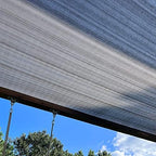 vicllax 70% black garden shade cloth sun shade, side view