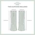 Exclusive Home Cabana Solid Indoor/Outdoor Light Filtering Hook-and-Loop Tab Top Curtain Panel Pair, 54"x132", White