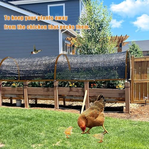 shade cloth - for garden plants greenhouse, 70% showing dimensions