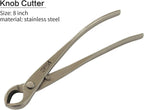 Vouiu 4-Piece Bonsai Tool Set,Concave Cutter,Knob Cutter,Trunk Splitter,Bonsai Scissors