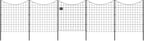 zippity 39in h black metal fence w/ gate, main product view