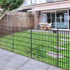 toolterritary 5 panels no dig garden fence with shown in use