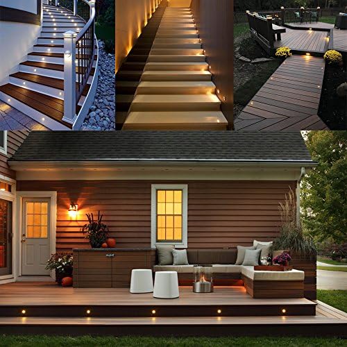 led deck lights kit 12v low voltage waterproof, side view