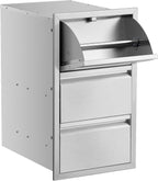 outdoor kitchen drawers stainless steel flush mount bbq, main product view
