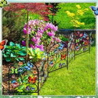 yaocom 6 pack butterfly garden fence 16.5" h, package contents