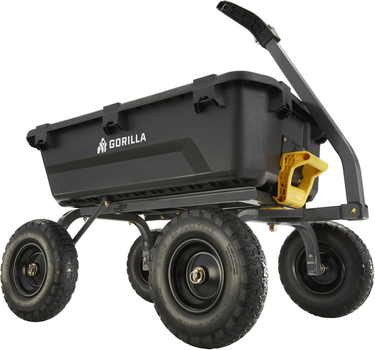 gorilla carts dump garden cart, 7 cu ft,1200, view 12