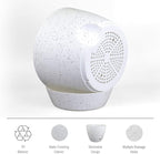 12 inch Large Self Watering Pots for Indoor Outdoor Plants, Plant Pots with Mesh Drainage Holes for Garden House Plants, Plastic Planters with Reservoir for Flower, Speckled White