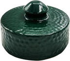 Ceramic Grill Top Compatible with Medium Large and XLarge Big Green Egg,Dual Function Ceramic Grill Top Cap,Kamado Accessories Charcoal Grill Top Parts Replacement for Easy Grasp and Anti-Hot