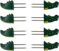 Outset Corn Holders, Crocodile Style Set of 4 Pairs, Croc Corn Handles | Keep Your Hands Clean While Eating | Fun Alligator Corn Skewers | Long Lasting Corn On The Cob Holders | Crocodile Décor