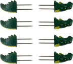 Outset Corn Holders, Crocodile Style Set of 4 Pairs, Croc Corn Handles | Keep Your Hands Clean While Eating | Fun Alligator Corn Skewers | Long Lasting Corn On The Cob Holders | Crocodile Décor