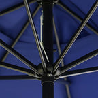 Sunnyglade 9' Patio Umbrella Outdoor Table Umbrella with 8 Sturdy Ribs (Navy Blue)