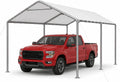 aoxun 10x20 ft heavy duty carport, outdoor portable, main product view