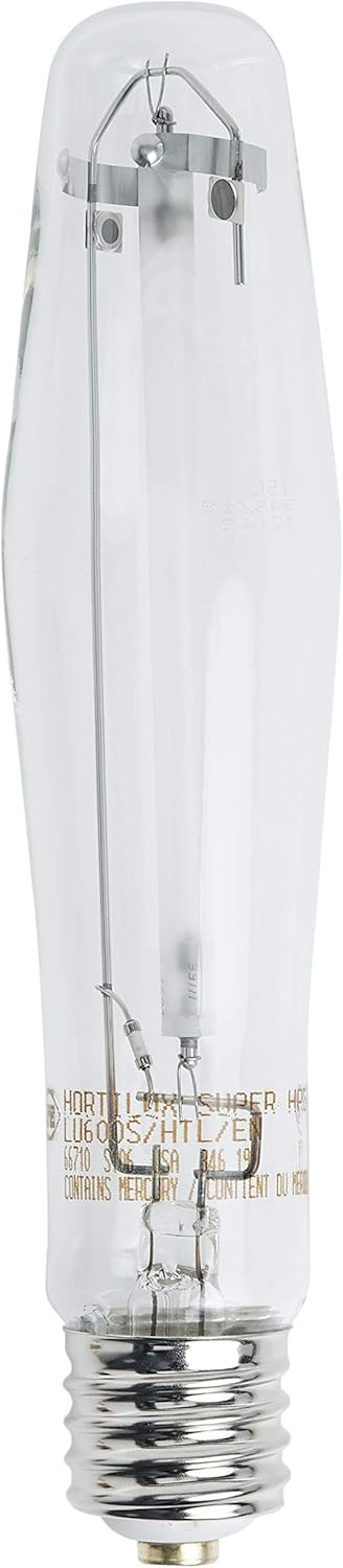 Eye Hortilux HX66710 Super HPS - High Pressure Sodium Grow Lamp, LU600S/HTL/EN, 600-Watt