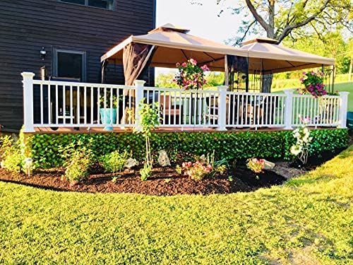 glant expandable fence privacy screen for balcony patio, close-up detail
