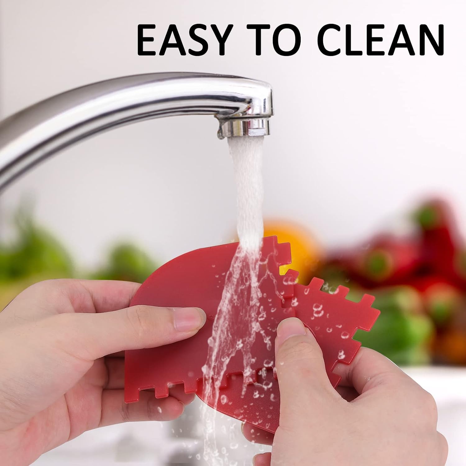 3 Set Plastic Grill Pan Scraper Tool for Griddle Cleaner and Cast Iron Accessories - Kitchen Cleaning Tool Kit