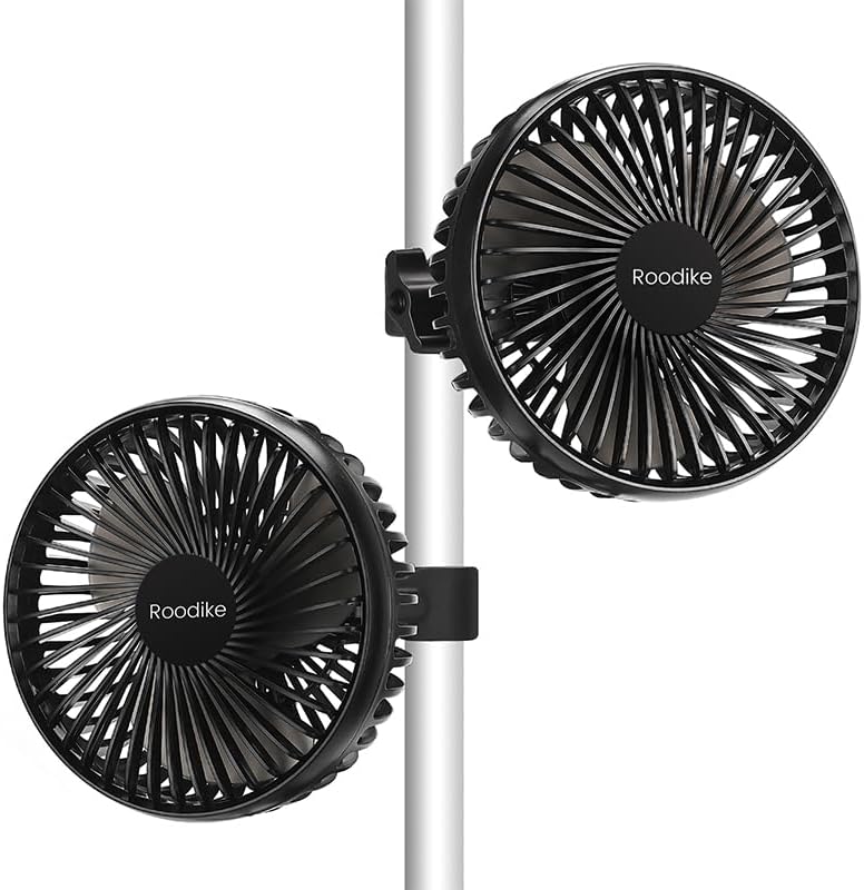 5" clip-on fan 2 units for grow tent, main product view
