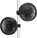 5" clip-on fan 2 units for grow tent, main product view