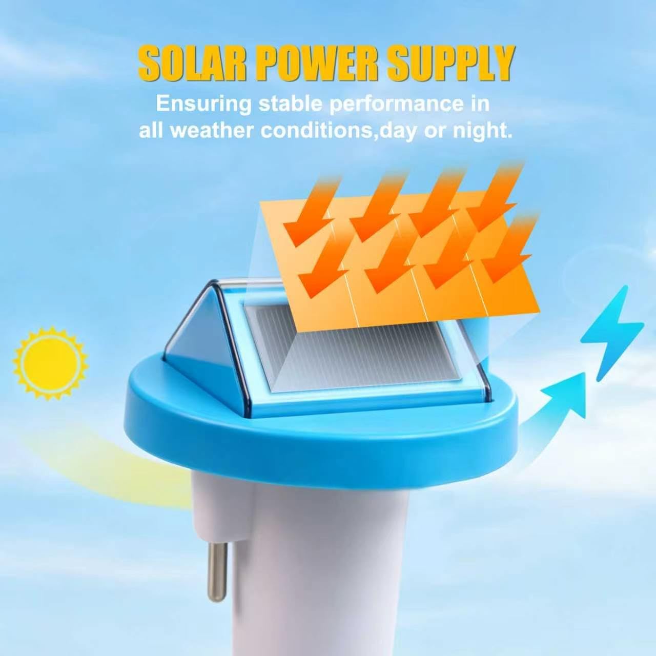 Solar Pool Thermometer Floating,Digital Pool Thermometer,Waterproof IPX8 | Large easy-read display.Includes tether rope for secure floating.Switch between °F/°C. Perfect for pools,hot tubs & ponds