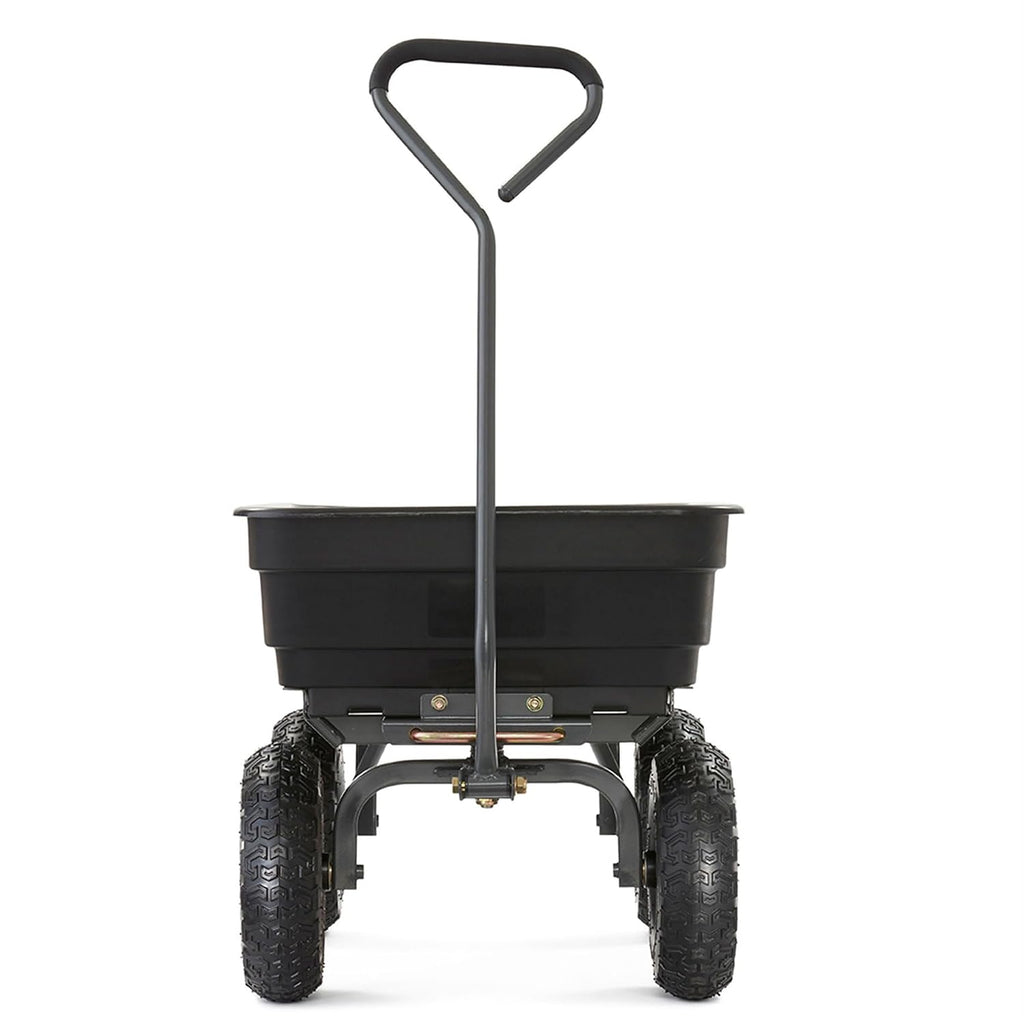 gorilla carts poly dump cart, 600 lb. capacity, view 9
