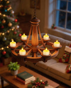 SoulBay Rechargeable Flameless Tea Lights, Up to 100H Runtime Flickering LED Votive Candles with Remote & Timer, 1.38" Warm White Fake Wax for Holiday Centerpieces & Home Decor, Set of 6