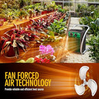 dr. infrared heater dr218-3000w greenhouse garage workshop infrared showing dimensions